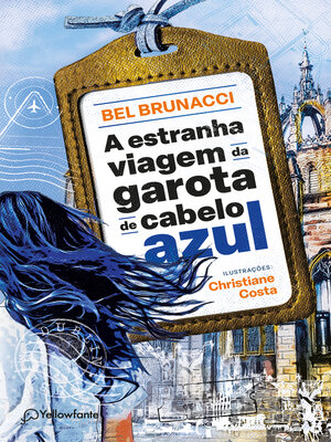 cover image of A estranha viagem da garota de cabelo azul